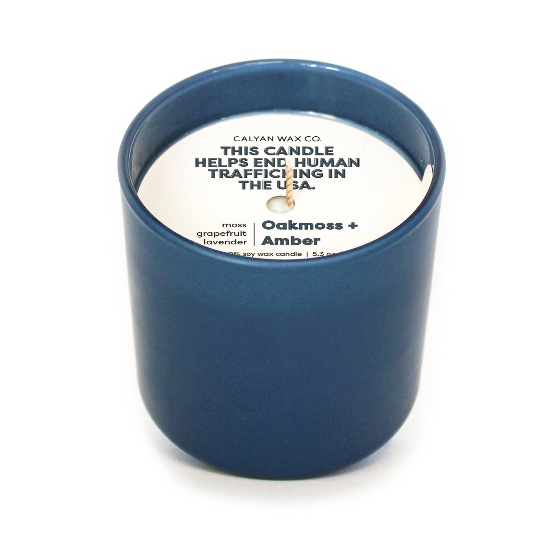 Oakmoss + Amber - Dignity Series Soy Candle