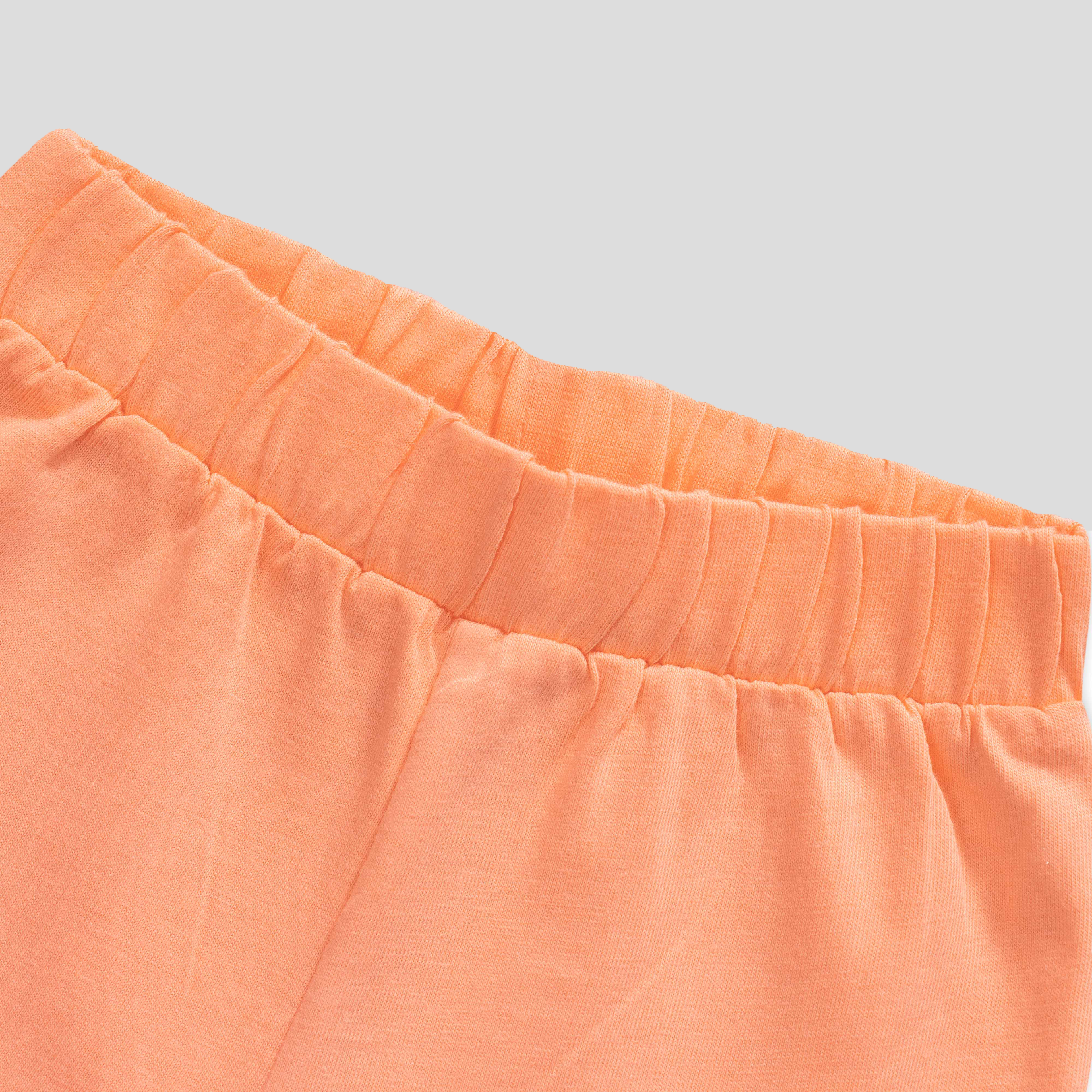 Mushroom House Ruffled Tee & Shorts Set for Toddler