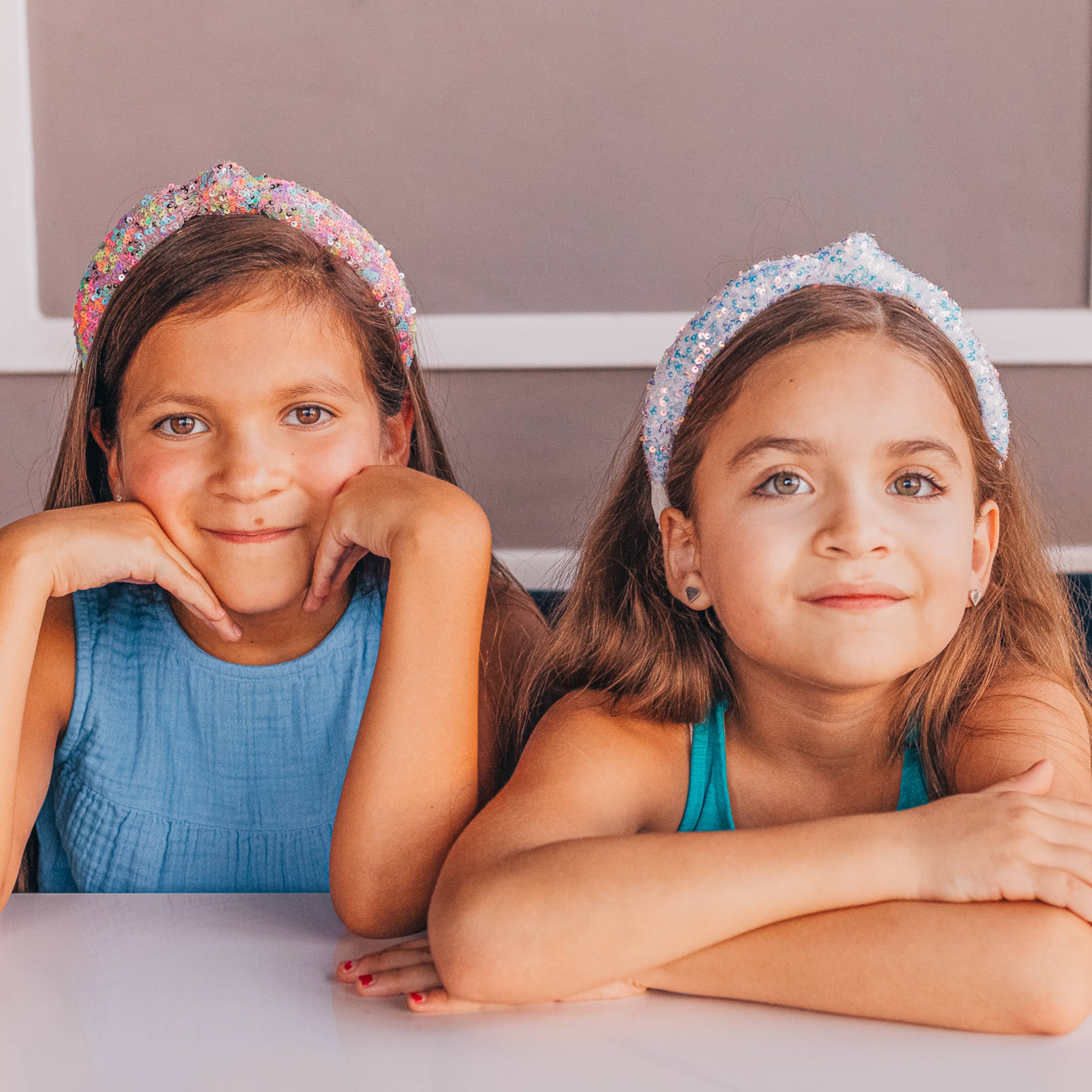 Kids Knot Headband - Sequin Knotted Hair Band Accessories