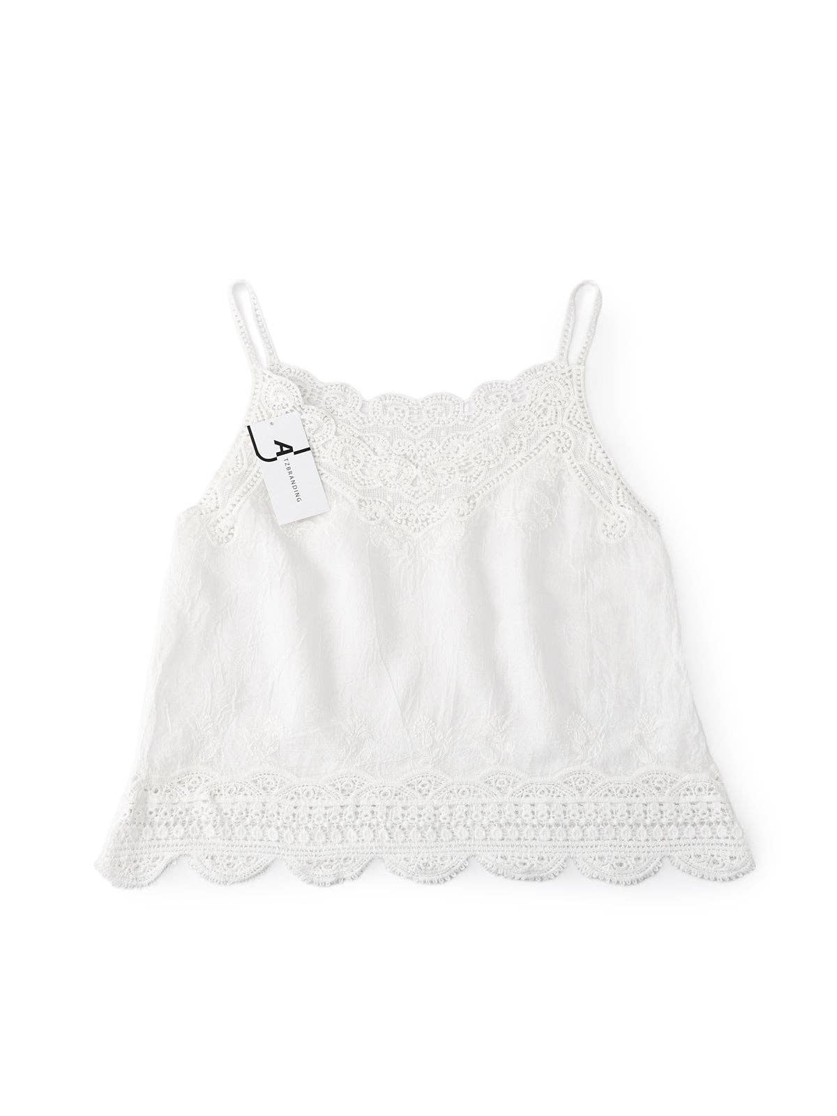 Vintage Embroidered Lace Camisole