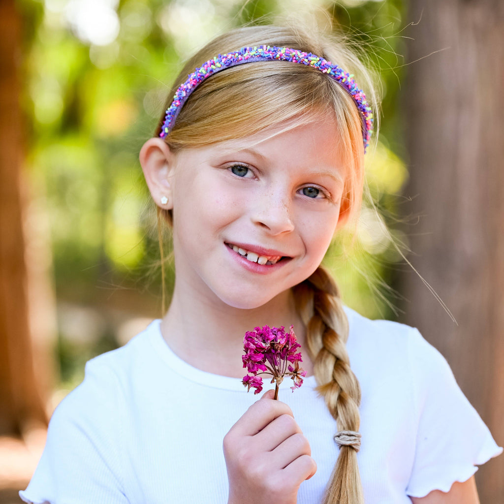 Thin Sprinkle Headband - Non Slip Hair Accessories for Kids